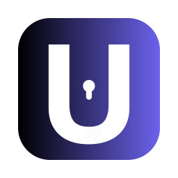 The SP Umbra icon: a white U with a keyhole